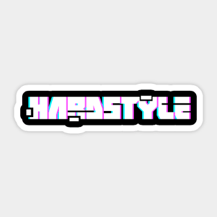 Hardstyle Electronic Music Gift For EDM Raver Sticker